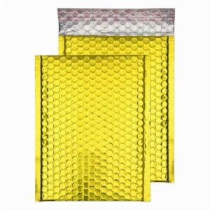 Légpárnás tasak, C5+, 250x180 mm, BLAKE, csillogó arany 122867807 - Boríték