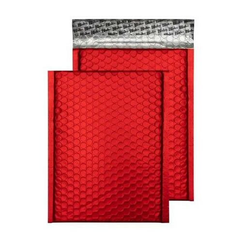 Légpárnás tasak, C5+, 250x180 mm, BLAKE, metál matt piros 122867865