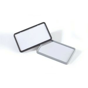 Névkitűző, mágnessel, 75x40 mm, DURABLE, fekete 122868623 - Durable