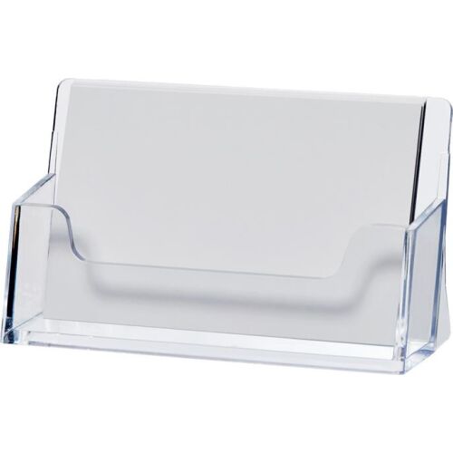 Névjegytartó, műanyag, 50 db-os, HELIT, víztiszta 122874088