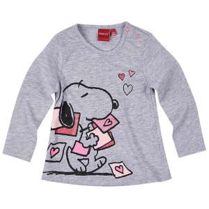Snoopy szürke lány felső 39887492 Gyerek hosszú ujjú póló - 80