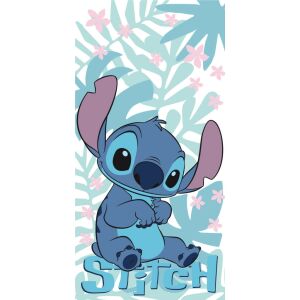 Disney Lilo és Stitch fürdőlepedő, 70x140 cm, Stitch karakterrel - Jerry Fabrics