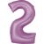 Balon folie, Amscan, Numarul 2, 76cm, Violet 122929898