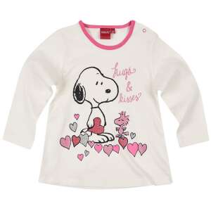 Snoopy fehér lány felső 39887642 Gyerek hosszú ujjú pólók - 80