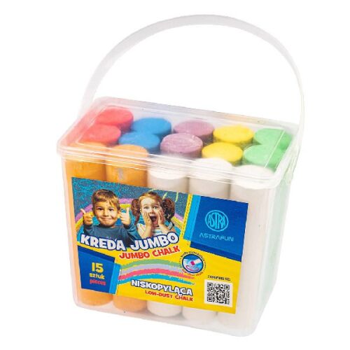 Jumbo Bucket Fun Kreide, 15 Stück, ASTRA 122975143
