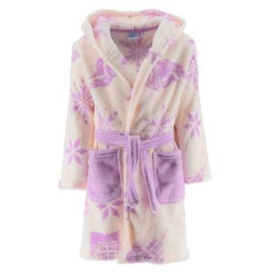 Детски халат за баня Disney Frozen Elsa и Anna, мек плюш, размер 5 години - Бебе & Малко дете