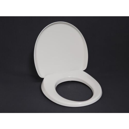 Fehér műanyag WC ülőke kültéri WC-hez