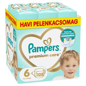 Pampers Premium Care monthly nappy pack 13-18kg Junior 6 (128pcs)