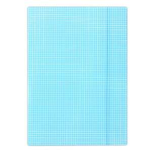 Donau A4 gridded elastic folder, blue - Elastic folder