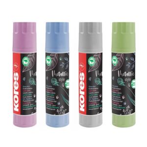 Ragasztóstift, metál színű tokban, 20 g, KORES "Metallic Style" 122871801 - Kores