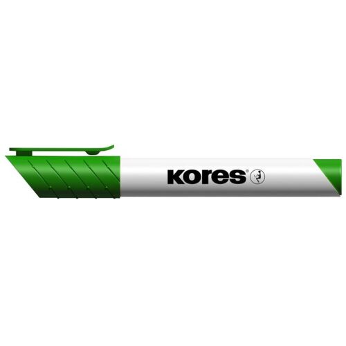 Tábla- és flipchart marker, 3 mm, kúpos, KORES "K-Marker XW1", zöld 122871850