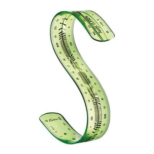 Vonalzó, műanyag, törhetetlen, 30 cm, MAPED "Twist'n Flex" 122872236