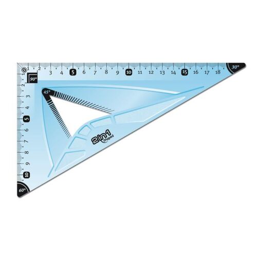 Vonalzókészlet, műanyag, hajlítható, 3 darabos, MAPED "Flex"