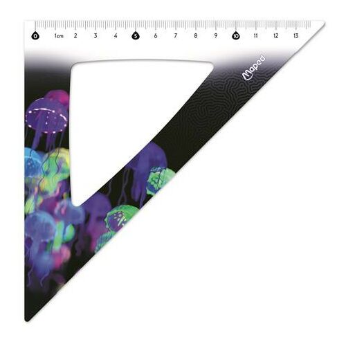 Vonalzókészlet, műanyag, 4 darabos, MAPED "Deepsea Paradise" 122873629