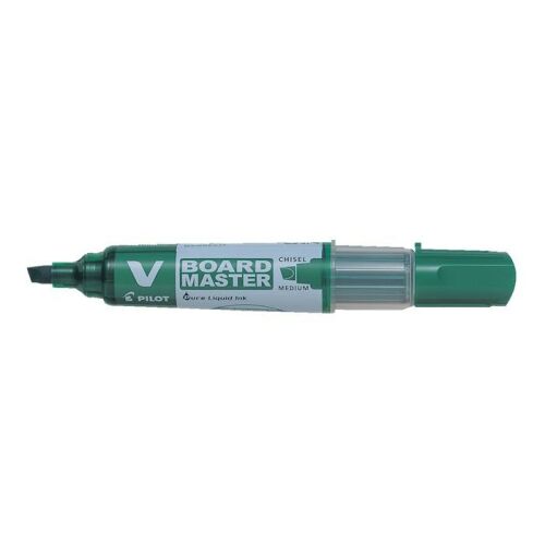 PILOT V-Board Master zöld táblamarker, vágott heggyel - Tábla és flipchart marker