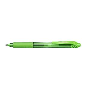 Zseléstoll, 0,35 mm, nyomógombos, PENTEL "EnerGelX BL107", világoszöld 122877890 - Pentel