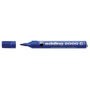 Alkoholos marker, 1,5-3 mm, kúpos, EDDING "2000", kék 122880319 - Marker