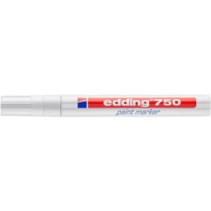 Lakkmarker, 2-4 mm, EDDING "750", fehér 122880418 - Lakkmarker