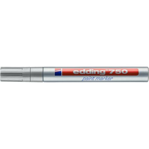 Lakkmarker, 2-4 mm, EDDING "750", ezüst 122880420