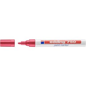 Lakkmarker, 2-4 mm, EDDING "750", piros 122880442 - Lakkmarker