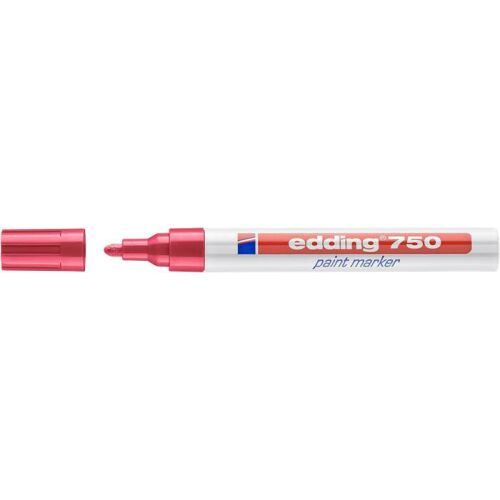 Lakkmarker, 2-4 mm, EDDING "750", piros 122880442