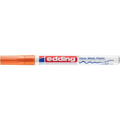 Lakkmarker, 1-2 mm, EDDING "751", narancssárga 122880455