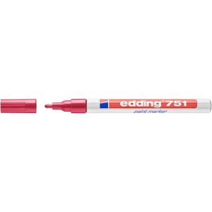Lakkmarker, 1-2 mm, EDDING "751", piros 122880480 - Lakkmarker