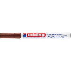 Lakkmarker, 1-2 mm, EDDING "751", barna 122880458 - Lakkmarker