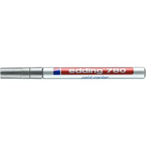 Lakkmarker, 0,8 mm, EDDING "780", ezüst 122880467 - Lakkmarker