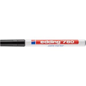 Lakkmarker, 0,8 mm, EDDING "780", fekete 122880469 - Lakkmarker