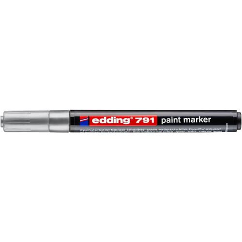 Lakkmarker, 1-2 mm, EDDING "791", ezüst 122880496