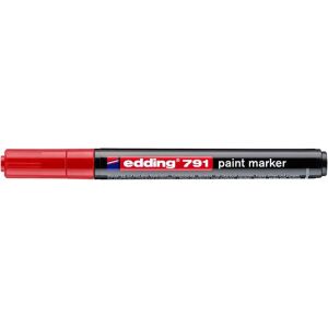 Lakkmarker, 1-2 mm, EDDING "791", piros 122880506 - Lakkmarker