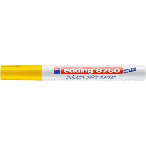 Lakkmarker, 2-4 mm, EDDING, "8750", sárga
