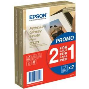 Hârtie foto lucioasă premium Epson - (2 pentru 1), 100 x 150 mm, 255g/m2, 80 coli C13S042167 81858653 Hârtii foto