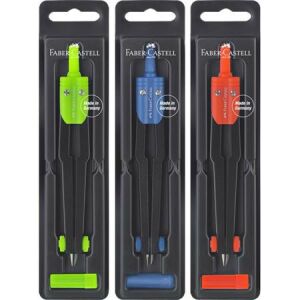 Körző, fém, heggyel, FABER-CASTELL, vegyes 122880725 - Faber-Castell