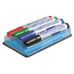Táblamarker készlet, 2-3 mm, kúpos, mágneses tolltartóval, GRANIT "M460", 4 különböző szín 122880883 - GRANIT