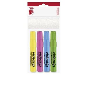 Szövegkiemelő készlet, 1-4 mm, ICO "Videotip", 4 különböző szín 122881266 - ICO