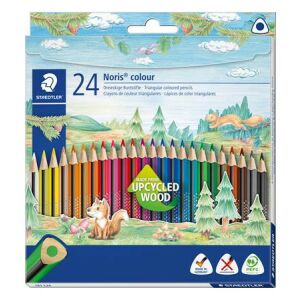 STAEDTLER Noris Colour 187, 24 darabos háromszögletű színes ceruza készlet csomagolásban - Toll & Ceruza