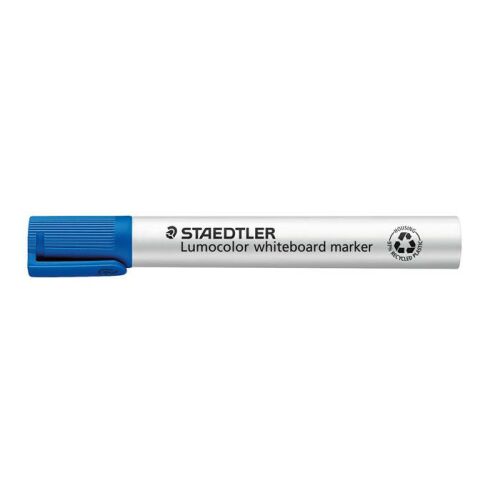 Táblamarker, 2-5 mm, vágott, STAEDTLER "Lumocolor® 351 B", kék