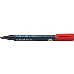 Alkoholos marker, 1-3 mm, kúpos, SCHNEIDER "Maxx 130", piros 122882907 - Schneider