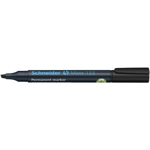 Alkoholos marker, 1-4 mm, vágott, SCHNEIDER "Maxx 133", fekete 122882921 - Schneider