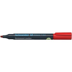 Alkoholos marker, 1-4 mm, vágott, SCHNEIDER "Maxx 133", piros 122882941 - Schneider