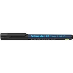 Alkoholos marker, OHP, 1 mm, SCHNEIDER "Maxx 224 M", fekete 122883046 - Schneider