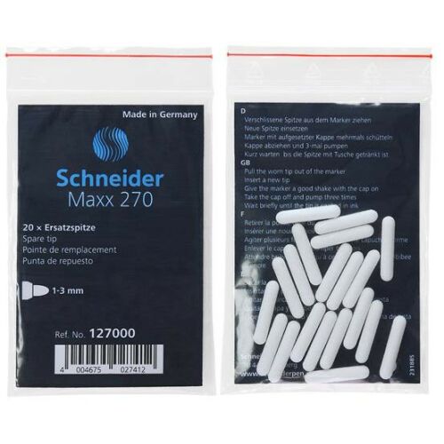 Cserehegy "Maxx 270" lakkmarkerhez, 1-3 mm, SCHNEIDER 122883234