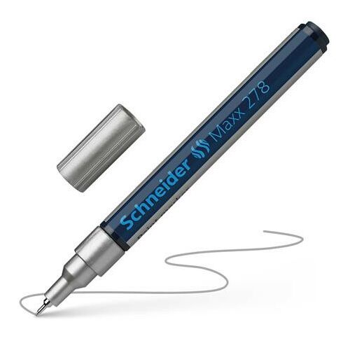 Lakkmarker, 0,8 mm, SCHNEIDER "Maxx 278", ezüst 122883409