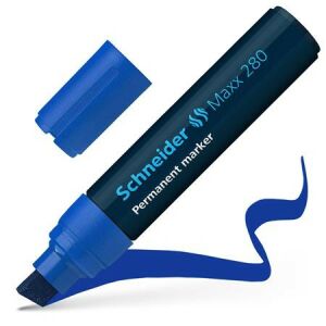 Alkoholos marker, 4-12 mm, vágott, SCHNEIDER "Maxx 280", kék 122883408 - Marker