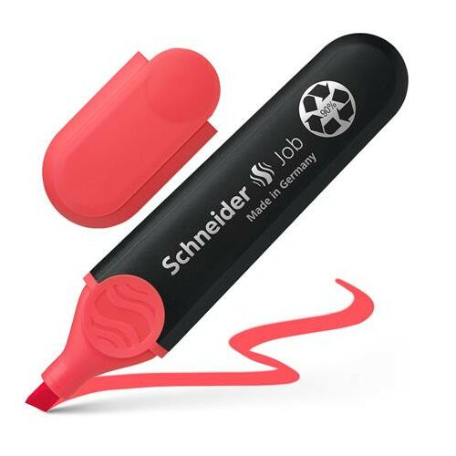 Szövegkiemelő, 1-5 mm, SCHNEIDER "Job 150", piros 122883772