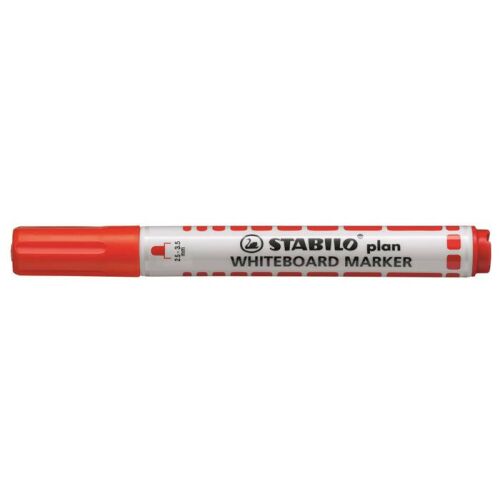 STABILO Plan piros táblamarker - Tábla és flipchart marker