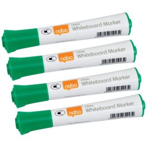 Táblamarker, kúpos hegyű, 2 mm, 10 db, NOBO "Glide", zöld 122886099 - Marker