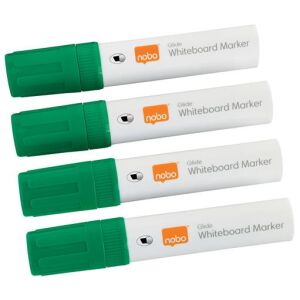 Táblamarker, vágott hegyű, 10 mm, NOBO "Glide", zöld 122886124 - Marker